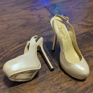 YSL Slingback Platform Heels